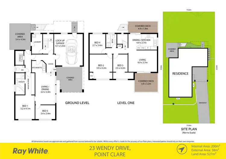 Floorplan of Homely house listing, 23 Wendy Drive, Point Clare NSW 2250