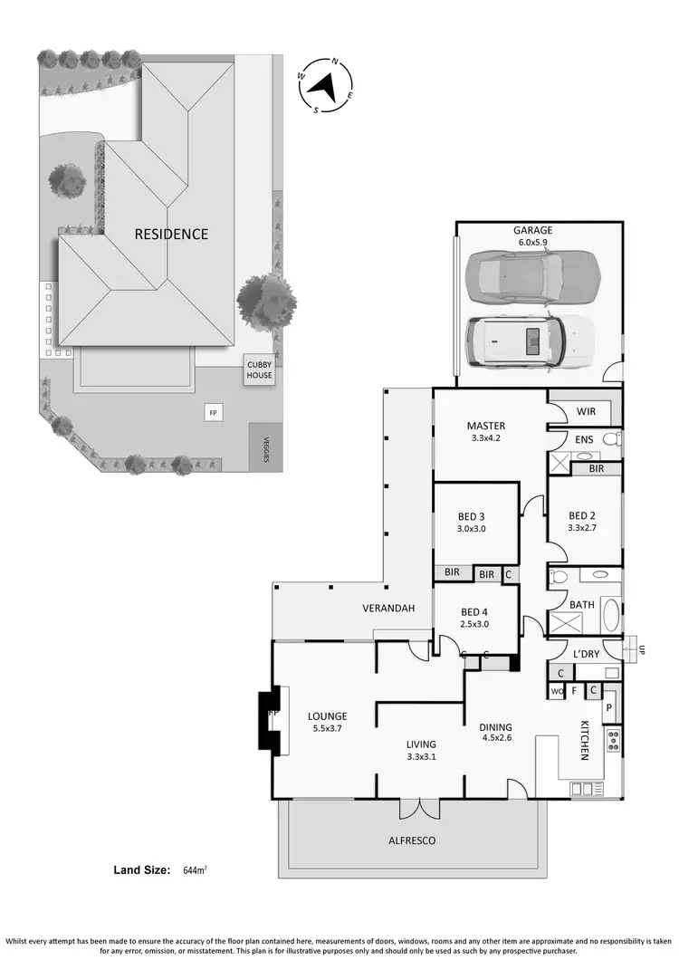 Floorplan of Homely house listing, 16 Jinchilla Avenue, Frankston South VIC 3199