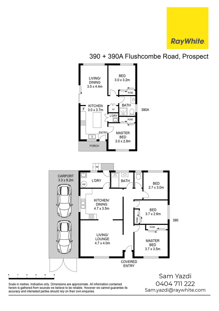 Floorplan of Homely house listing, 390 & 390a Flushcombe Road, Prospect NSW 2148