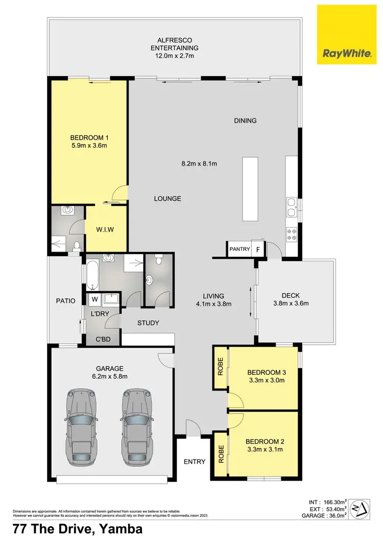Floorplan of Homely house listing, 77 The Drive, Yamba NSW 2464