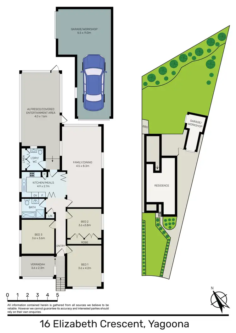 Floorplan of Homely house listing, 16 Elizabeth Crescent, Yagoona NSW 2199