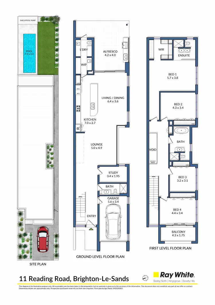 Floorplan of Homely house listing, 11 Reading Road, Brighton-Le-Sands NSW 2216