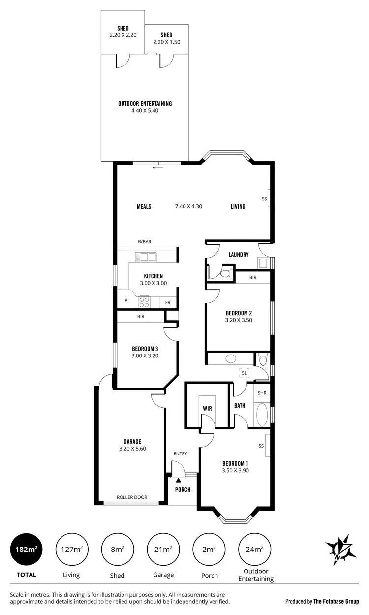 Floorplan of Homely other listing, 7 Knapman Crescent, Port Adelaide SA 5015