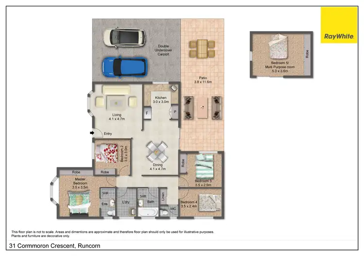 Floorplan of Homely house listing, 31 Commoron Crescent, Runcorn QLD 4113