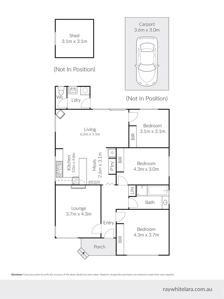 Floorplan of Homely house listing, 9 Fisher Street, Lara VIC 3212