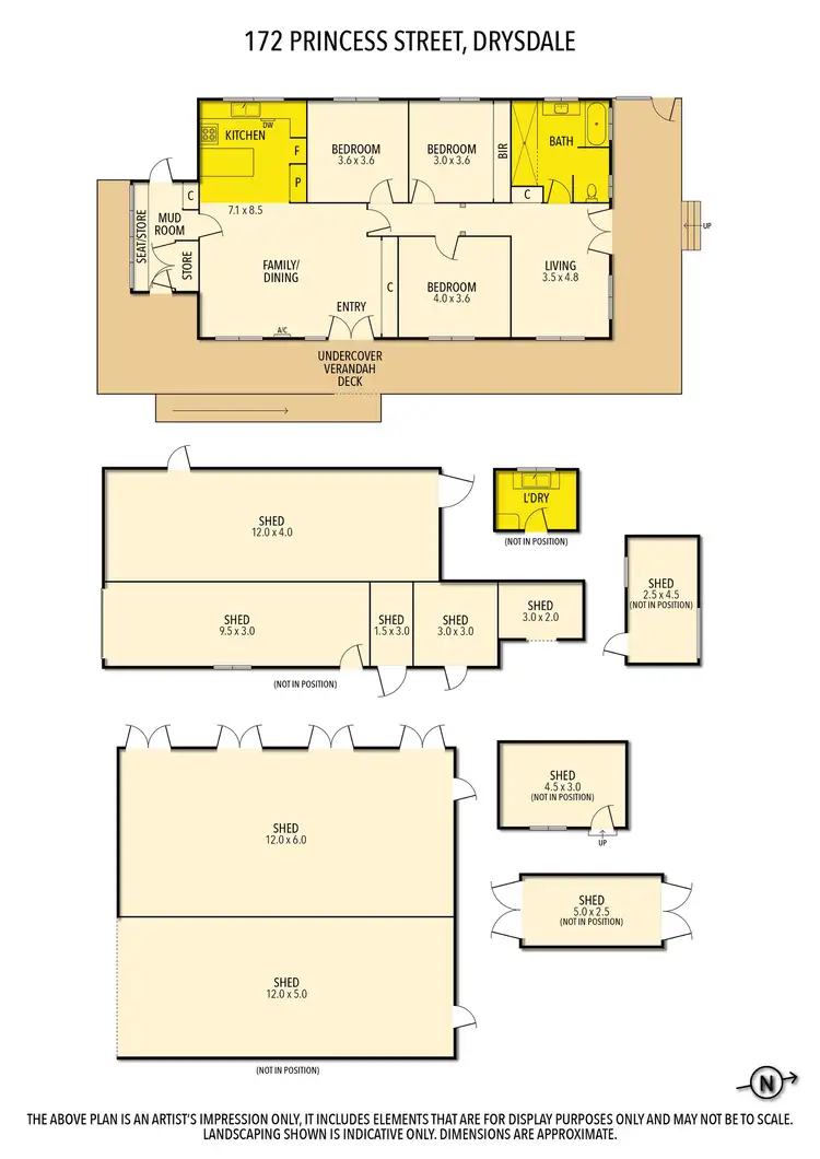 Floorplan of Homely rural property listing, 172-182 Princess Street, Drysdale VIC 3222