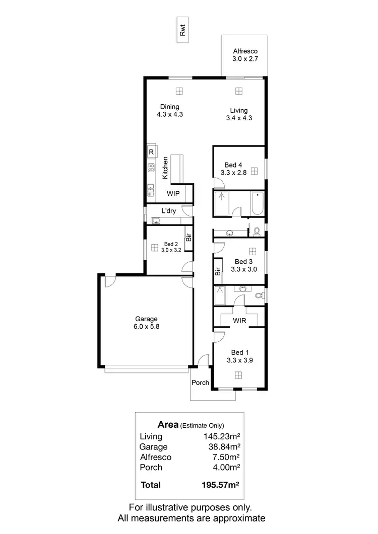 Floorplan of Homely house listing, 25 Philip Avenue, Angle Vale SA 5117