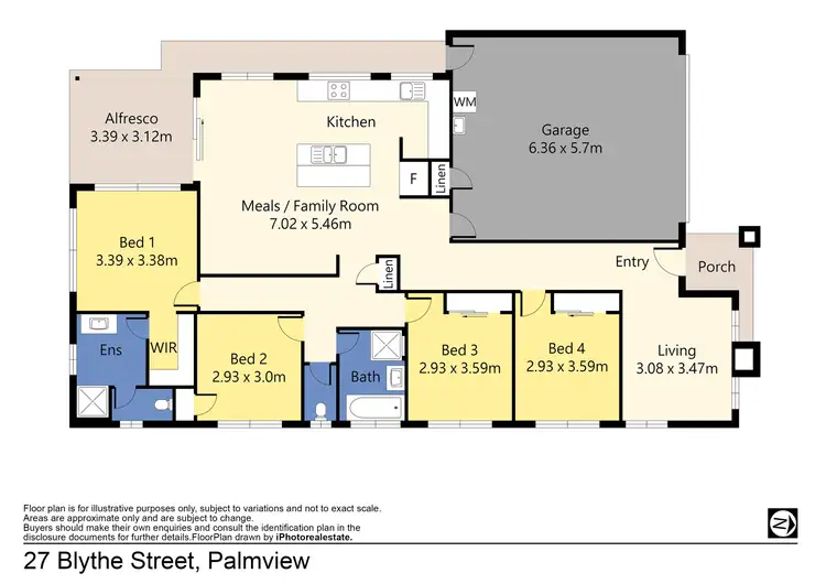 Floorplan of Homely house listing, 27 Blythe Street, Palmview QLD 4553