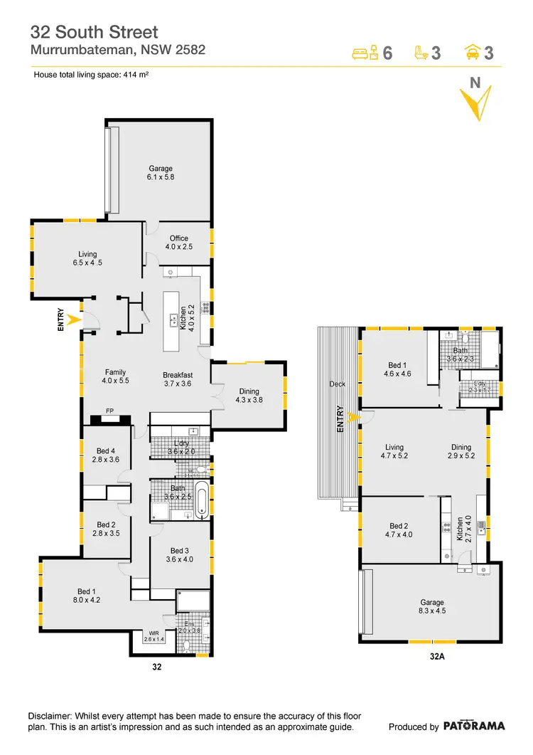 Floorplan of Homely house listing, 32 South Street, Murrumbateman NSW 2582