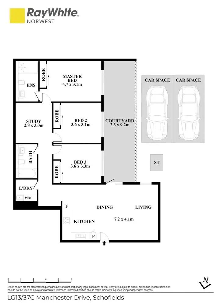 Floorplan of Homely apartment listing, LG13/37C Manchester Drive, Schofields NSW 2762
