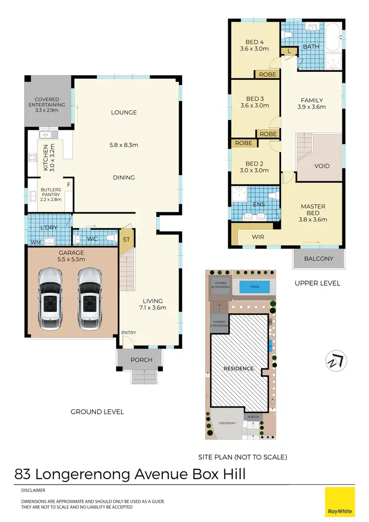 Floorplan of Homely house listing, 83 Longerenong Avenue, Box Hill NSW 2765