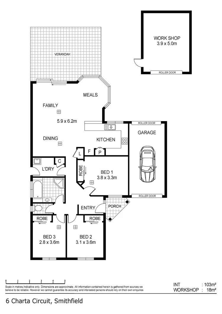 Floorplan of Homely house listing, 6 Charta Circuit, Smithfield SA 5114