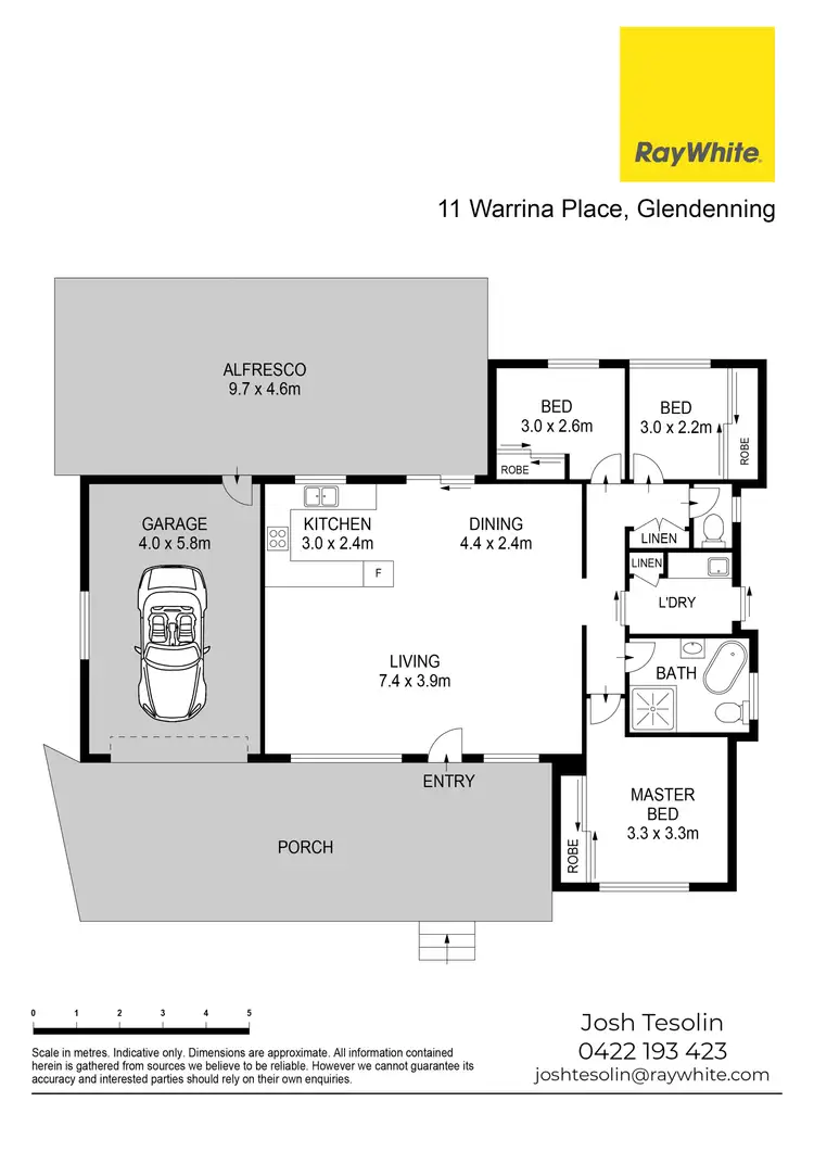 Floorplan of Homely house listing, 11 Warrina Place, Glendenning NSW 2761