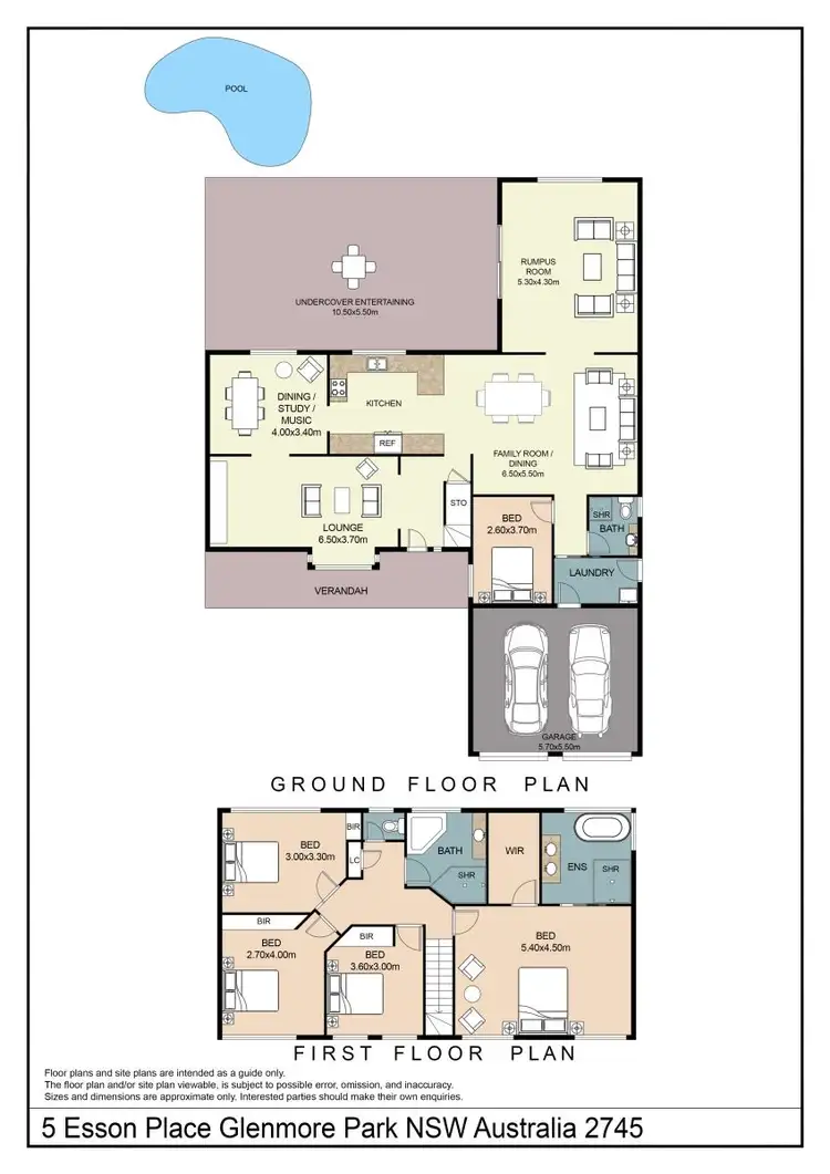 Floorplan of Homely house listing, 5 Esson Place, Glenmore Park NSW 2745