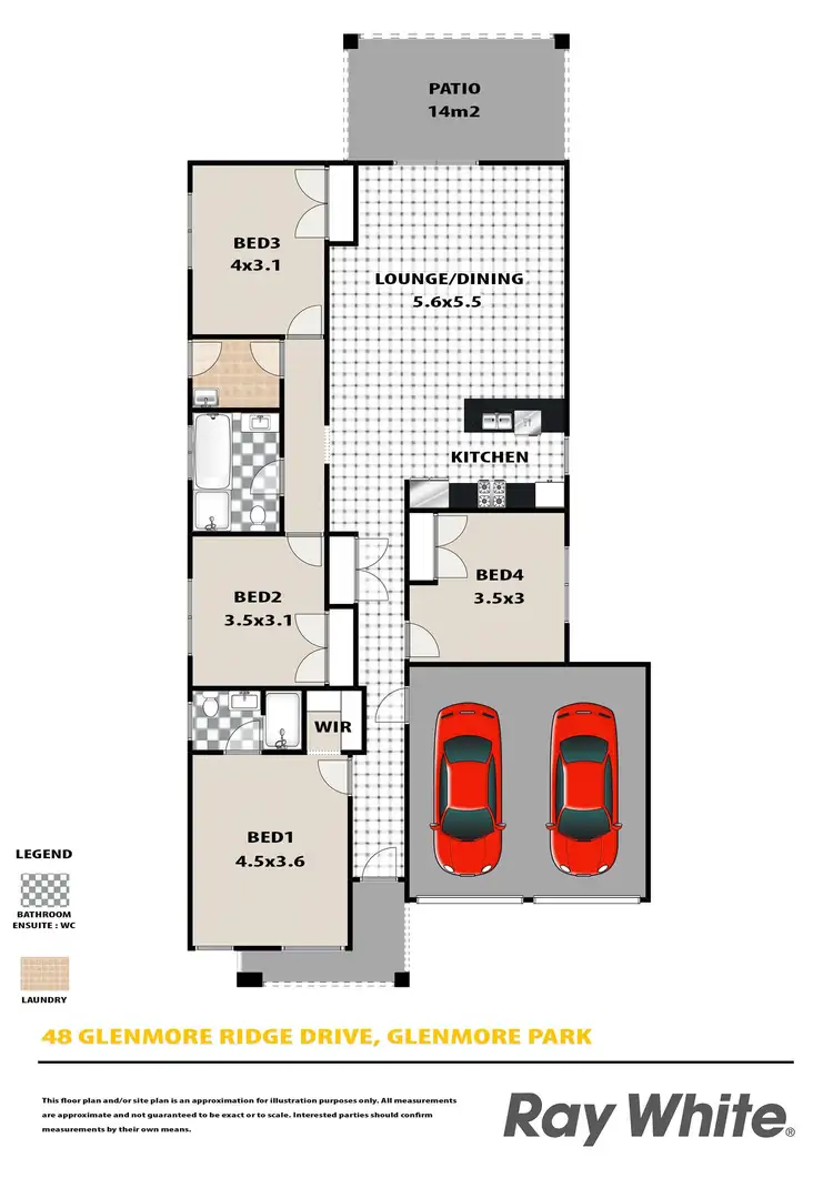 Floorplan of Homely house listing, 48 Glenmore Ridge Drive, Glenmore Park NSW 2745