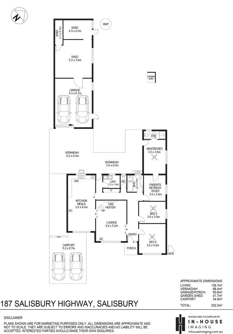 Floorplan of Homely house listing, 187 Salisbury Highway, Salisbury SA 5108