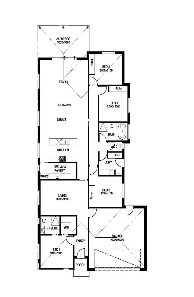 Floorplan of Homely house listing, 8 Irvine Street, Warrnambool VIC 3280
