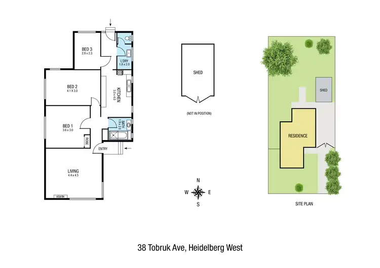 Floorplan of Homely house listing, 38 Tobruk Avenue, Heidelberg West VIC 3081