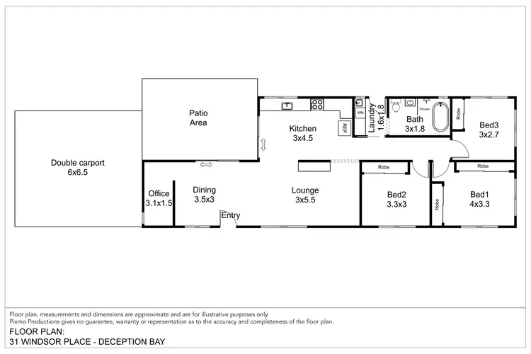 Floorplan of Homely house listing, 31 Windsor Place, Deception Bay QLD 4508