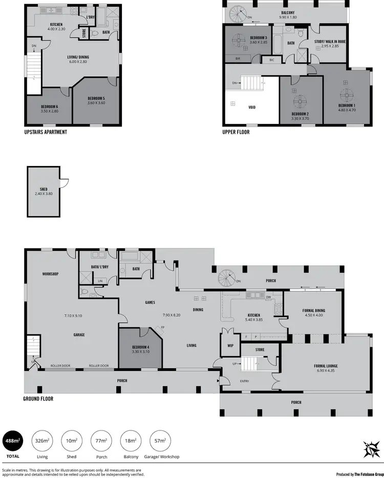 Floorplan of Homely house listing, 610 Henley Beach Road, Fulham SA 5024