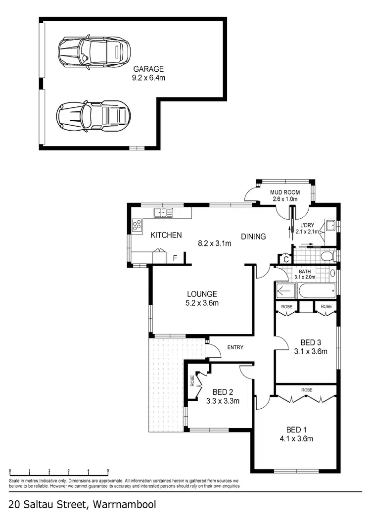 Floorplan of Homely house listing, 20 Saltau Street, Warrnambool VIC 3280