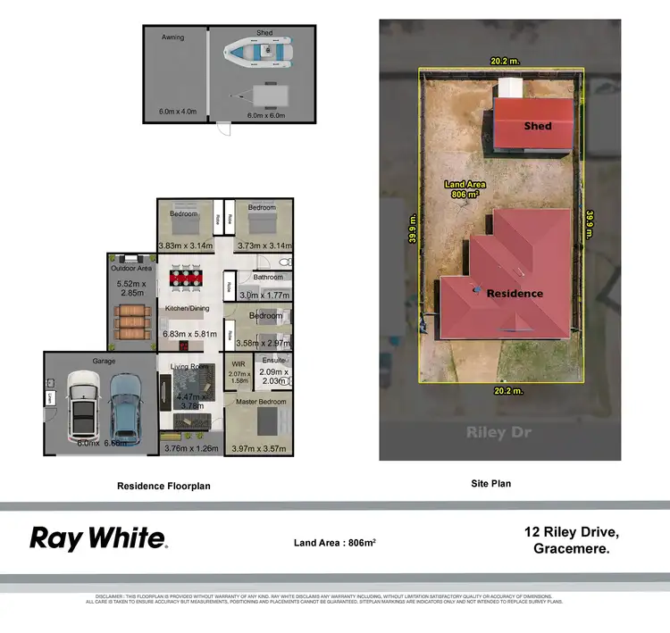 Floorplan of Homely house listing, 12 Riley Drive, Gracemere QLD 4702
