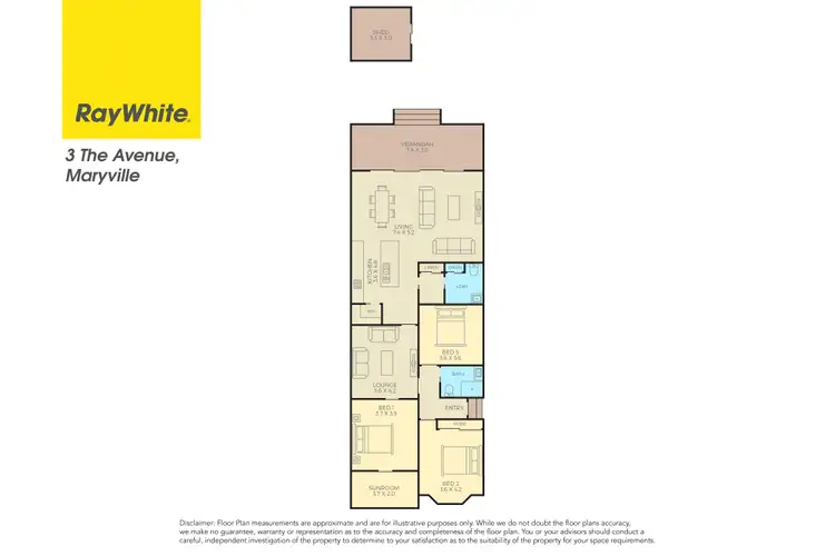 Floorplan of Homely house listing, 3 The Avenue, Maryville NSW 2293