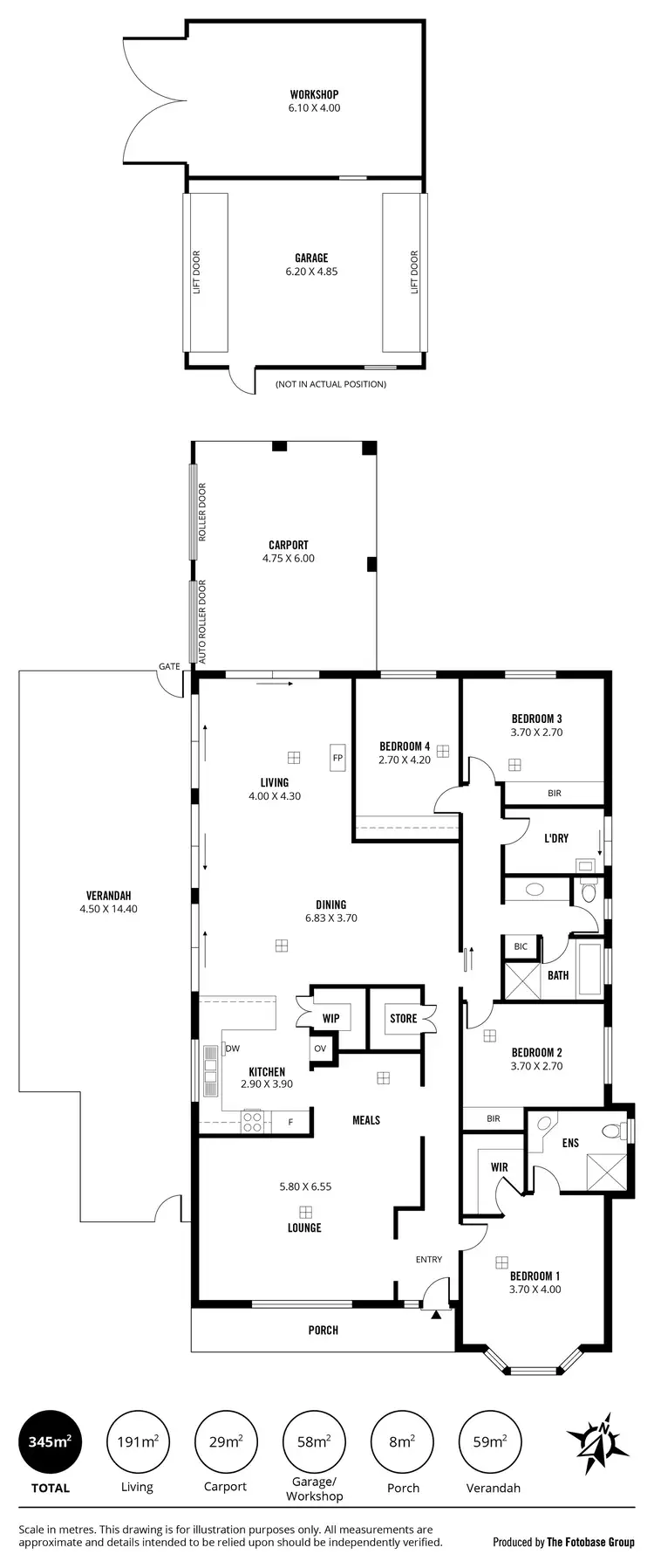 Floorplan of Homely house listing, 1 Wigzell Street, Littlehampton SA 5250