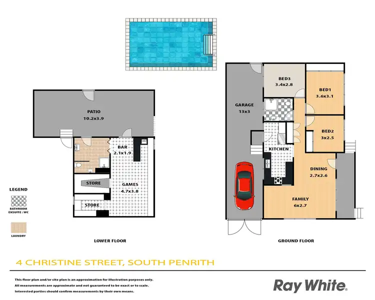 Floorplan of Homely house listing, 4 Christine Street, South Penrith NSW 2750