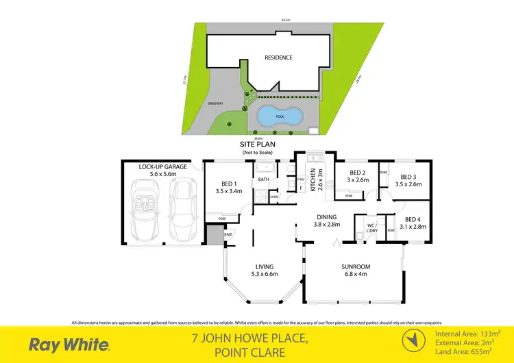 Floorplan of Homely house listing, 7 John Howe Place, Point Clare NSW 2250