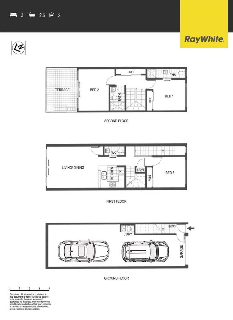 Floorplan of Homely townhouse listing, 25/15 Wanderlight Avenue, Lawson ACT 2617