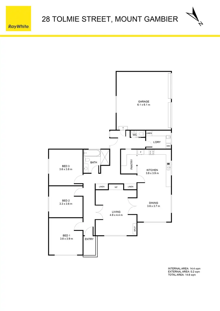 Floorplan of Homely house listing, 28 Tolmie Street, Mount Gambier SA 5290