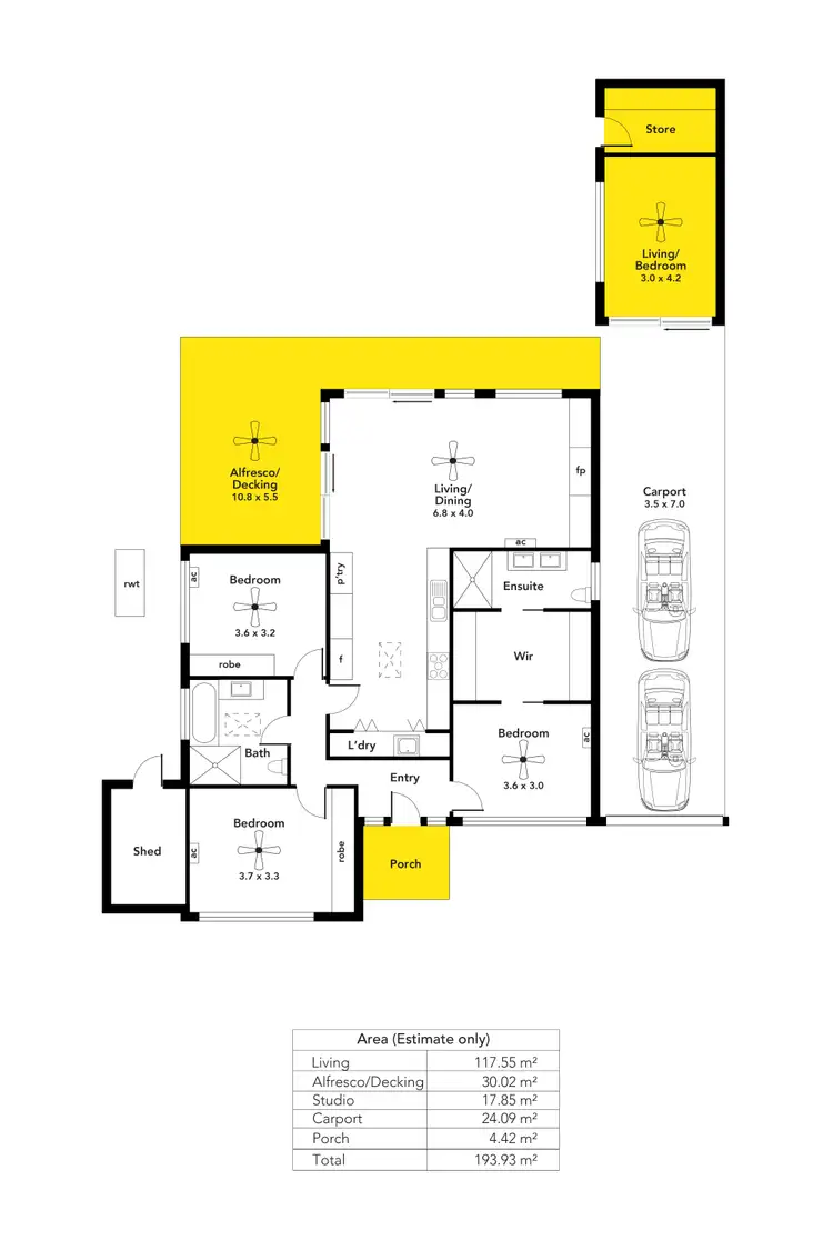 Floorplan of Homely house listing, 13 Launceston Avenue, Warradale SA 5046