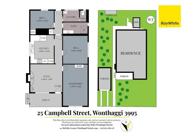 Floorplan of Homely house listing, 25A Campbell Street, Wonthaggi VIC 3995