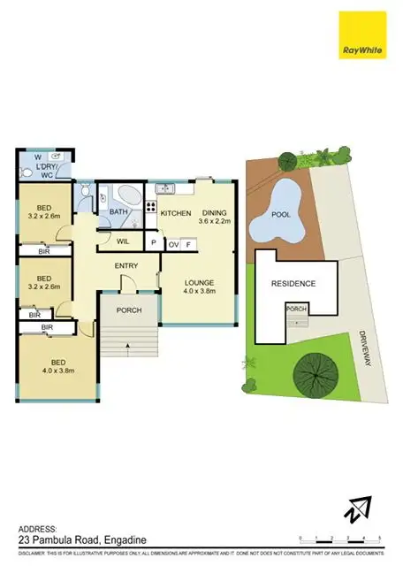 Floorplan of Homely house listing, 23 Pambula Road, Engadine NSW 2233