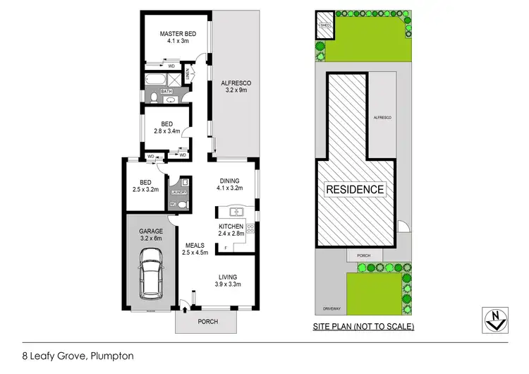 Floorplan of Homely house listing, 8 Leafy Grove, Plumpton NSW 2761