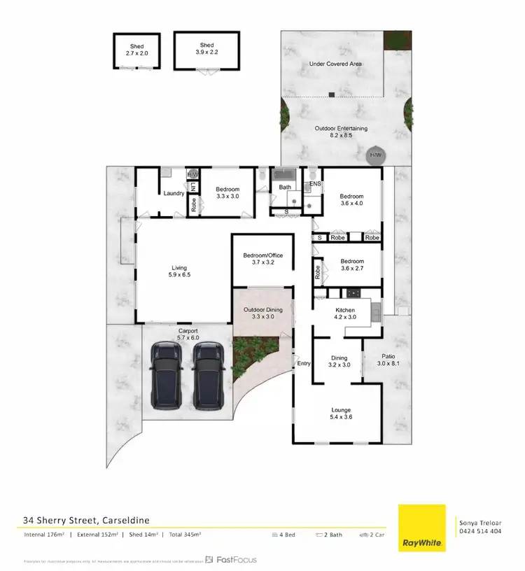 Floorplan of Homely house listing, 34 Sherry Street, Carseldine QLD 4034