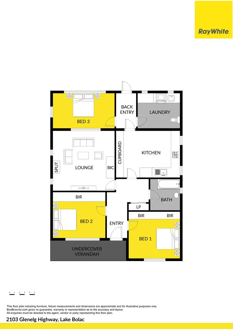 Floorplan of Homely house listing, 2103 Glenelg Highway, Lake Bolac VIC 3351