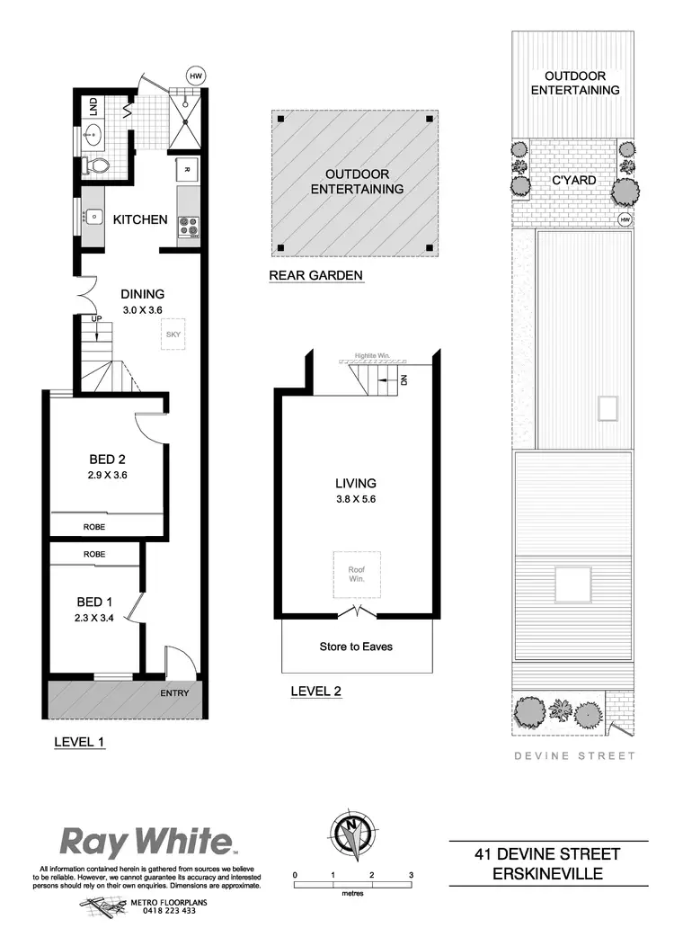 Floorplan of Homely house listing, 41 Devine Street, Erskineville NSW 2043