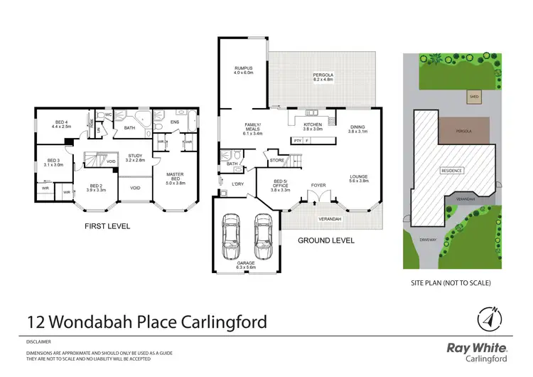 Floorplan of Homely house listing, 12 Wondabah Place, Carlingford NSW 2118