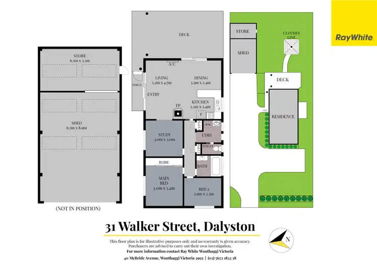 Floorplan of Homely house listing, 31 Walker Street, Dalyston VIC 3992