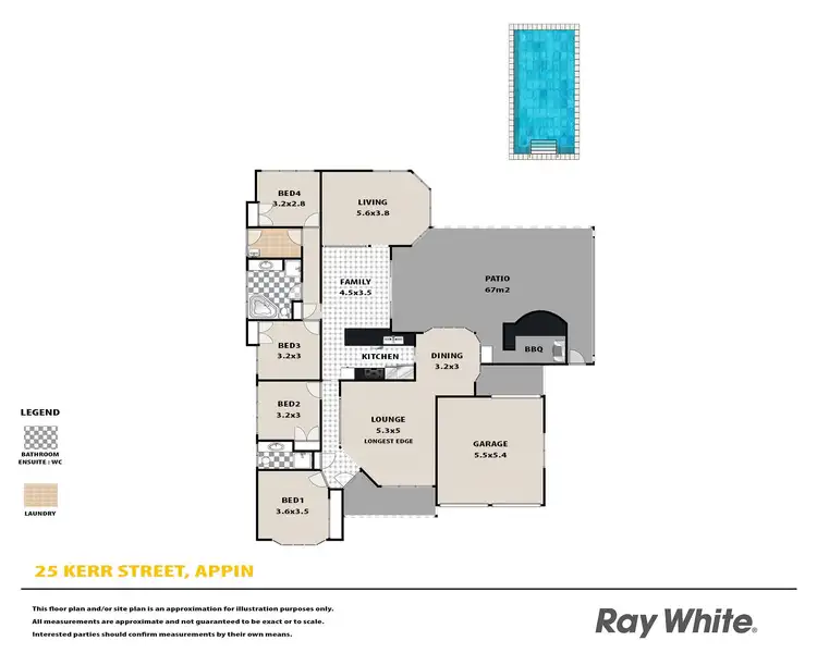 Floorplan of Homely house listing, 25 Kerr Street, Appin NSW 2560