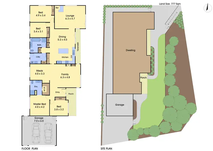Floorplan of Homely house listing, 1 Bindi Close, Templestowe VIC 3106