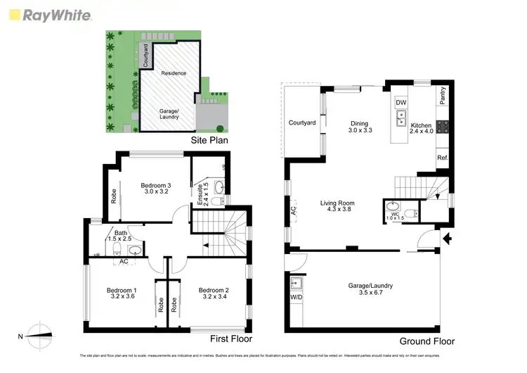 Floorplan of Homely townhouse listing, 4/9 Newton Street, Chadstone VIC 3148