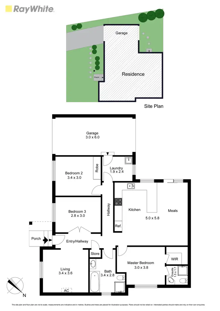 Floorplan of Homely unit listing, 1/44 Evelyn Street, Clayton VIC 3168