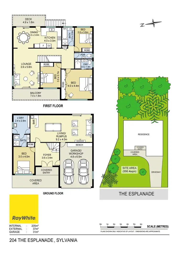 Floorplan of Homely house listing, 204 The Esplanade, Sylvania NSW 2224