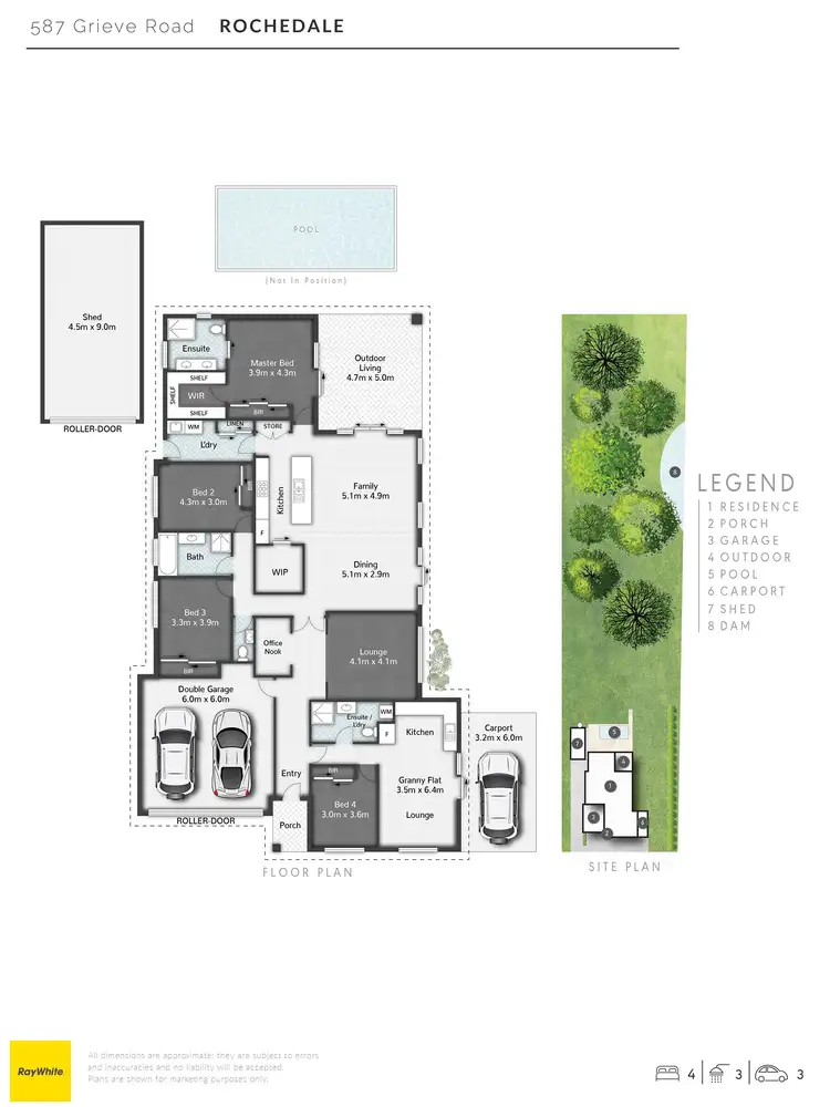 Floorplan of Homely house listing, 587 Grieve Road, Rochedale QLD 4123