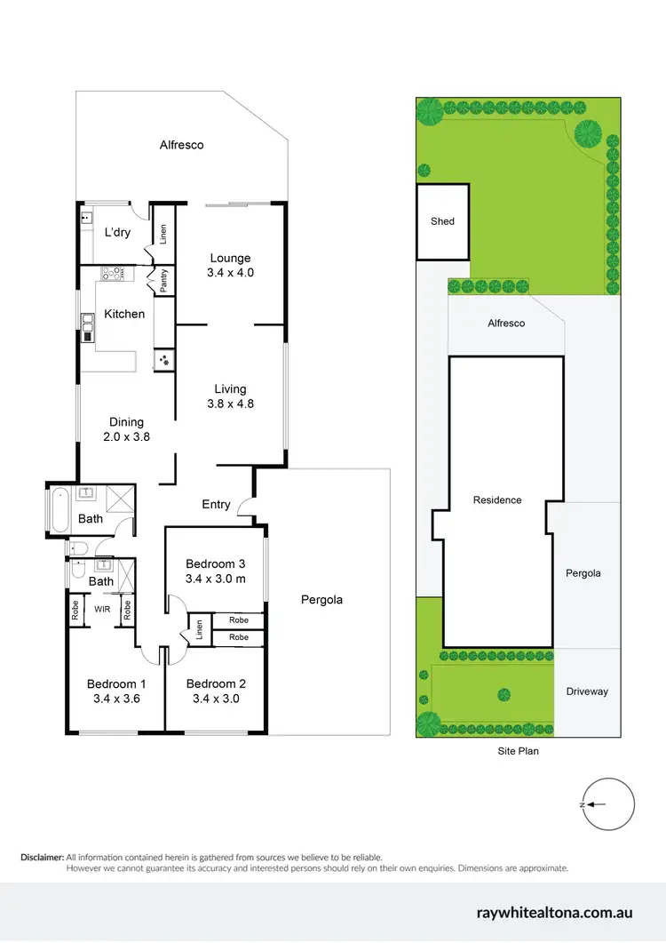 Floorplan of Homely house listing, 75 Orville Street, Altona Meadows VIC 3028