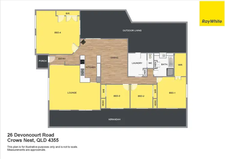 Floorplan of Homely house listing, 26 Devoncourt Road, Crows Nest QLD 4355