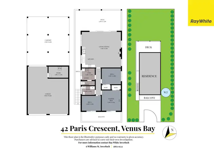 Floorplan of Homely house listing, 42 Paris Crescent, Venus Bay VIC 3956